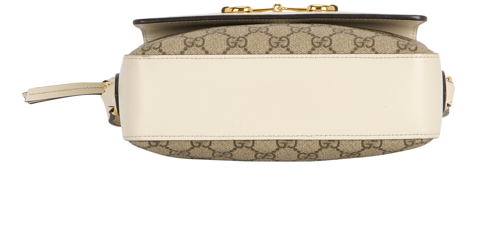 Horsebit 1955 Camera, &pound;550, Handbags, Beige, Canvas/Leather, Top view